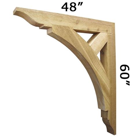 exterior structural wood brackets